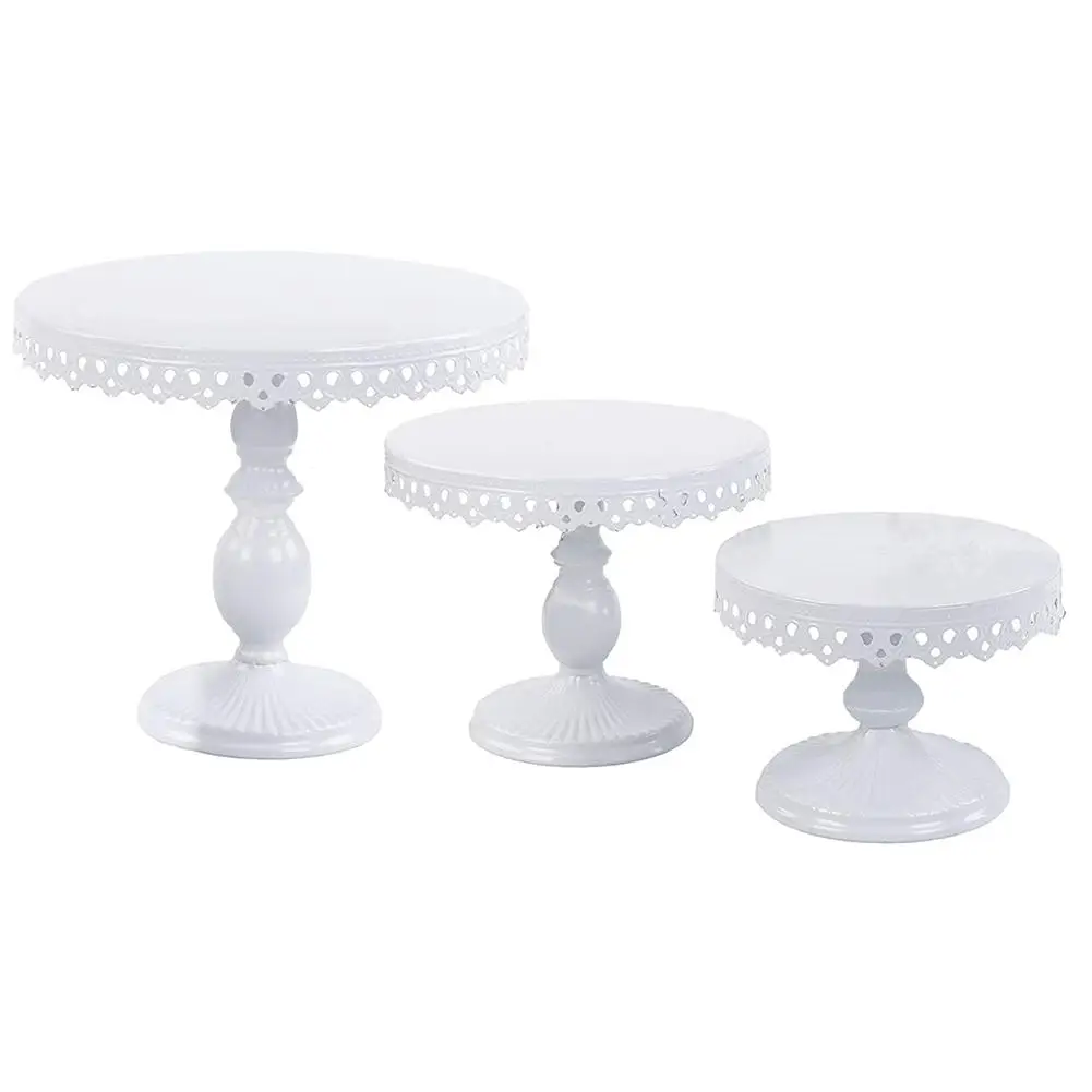 

Cake Plate Decorating Supplies Rotating Anti-skid Round Cake Stand Cake Crystal Wedding Table Party Dessert Display Decor Tray