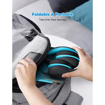 Mpow CH6S Wired Headphones For Kids With Microphone Max 85dB Food Grade Material Over-Ear Kids Headphones For iPad Kindle Phones 6