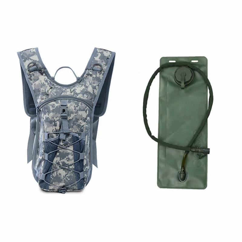 ACU and Water Bag Тактическая Сумка для воды, рюкзак, уличная Система быстрой питьевой воды, камуфляжные рюкзаки для верховой езды, альпинизма, кемпинга, пешего туризма, сумка для воды - Цвет: ACU and Water Bag