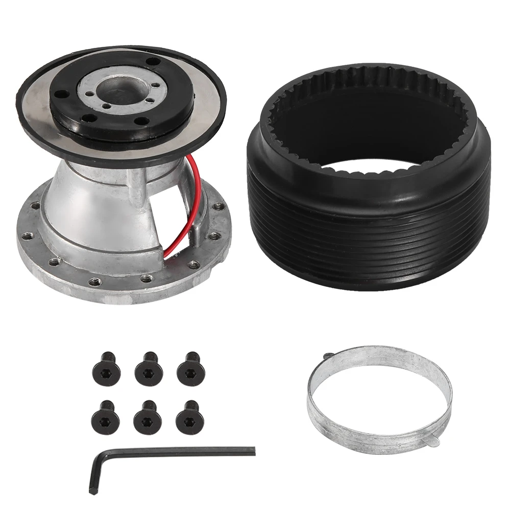 Aluminum Alloy Car Steering Wheel Hub Quick Release Adapter Kit for