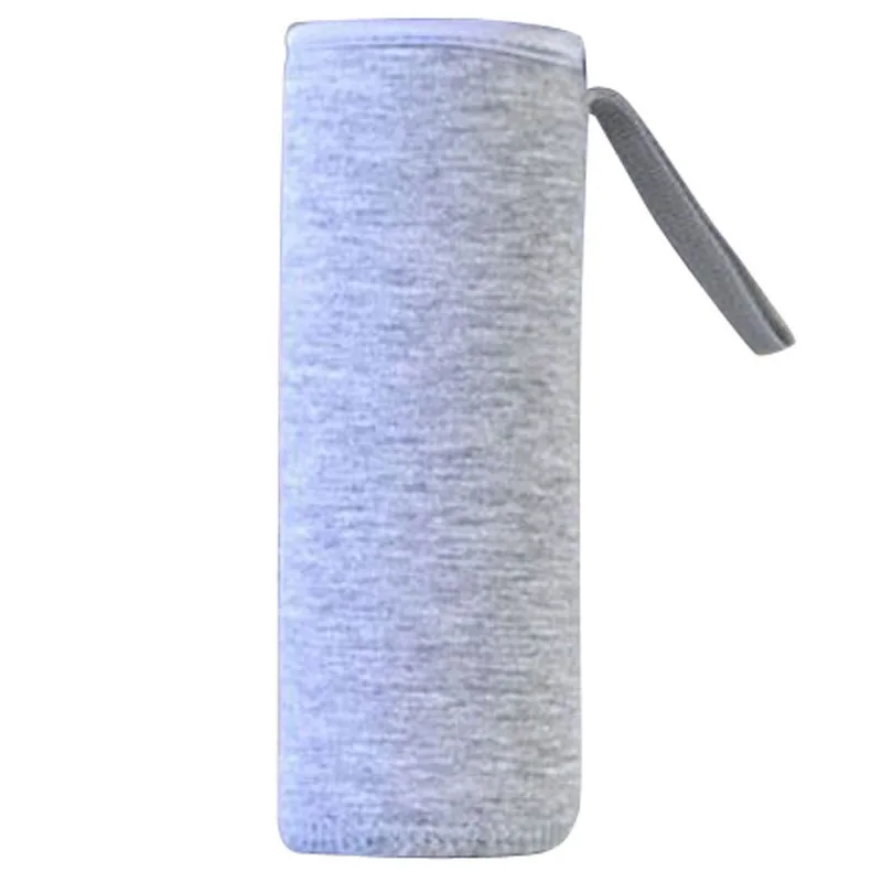 Light Grey Термоизоляционная Крышка для бутылки с водой из неопрена 360 мл-550 мл - Цвет: Light Grey