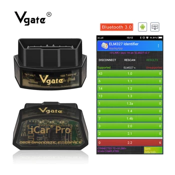 

Vgate iCar2 Pro ELM327 obd2 Bluetooth scanner elm 327 V2.1 obd 2 wifi icar 2 auto diagnostic scanner for android/PCcode reader