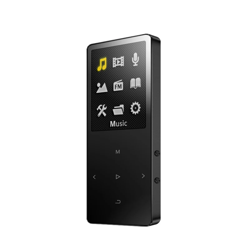 IQQ X2 Bluetooth 4,2 MP3 плеер без потерь 40 ГБ HiFi портативный аудио Walkman с fm-радио электронная книга Диктофон MP3 музыкальный плеер - Цвет: Black