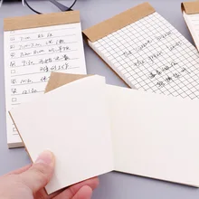 1 шт. Экологически чистая крафт-бумага записная книжка, Слезный блокнот, портативный небольшой блокнот, TODO plan book