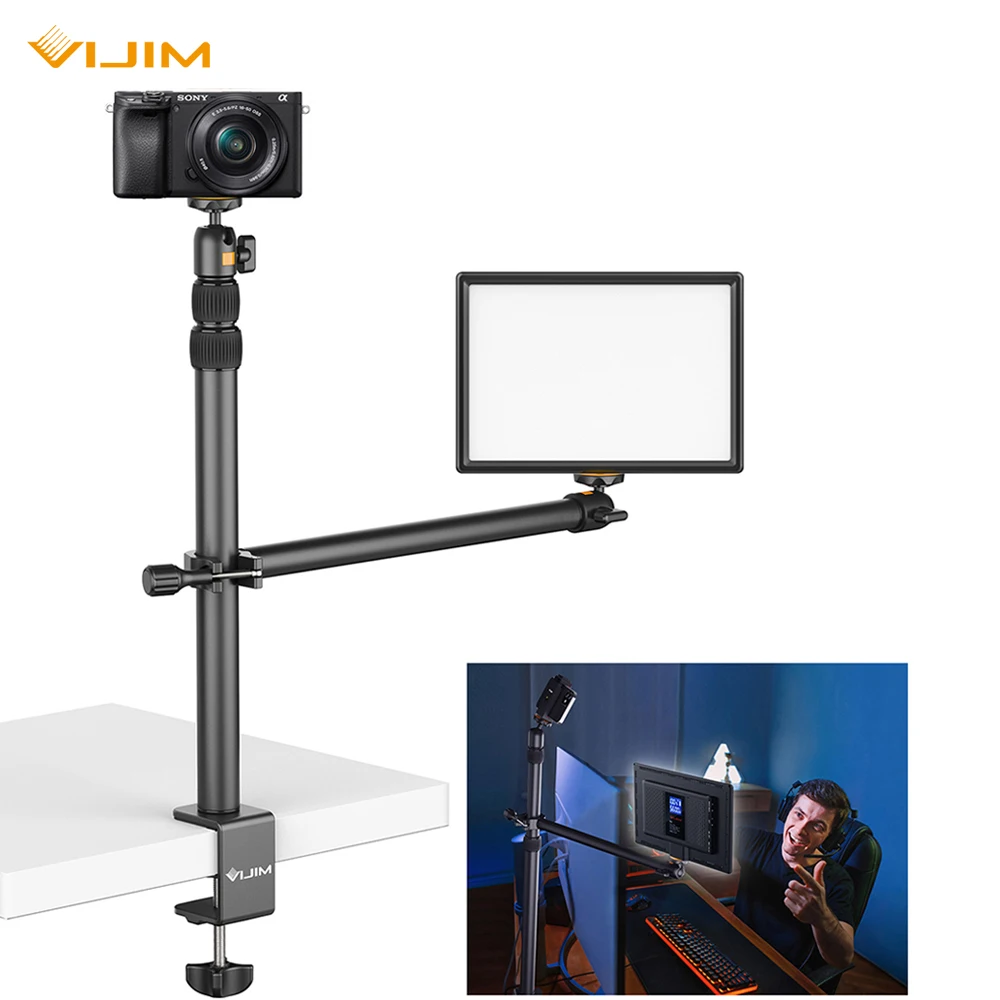 Настольный кронштейн VIJIM LS02 C-образный зажим алюминиевый светильник освещения с