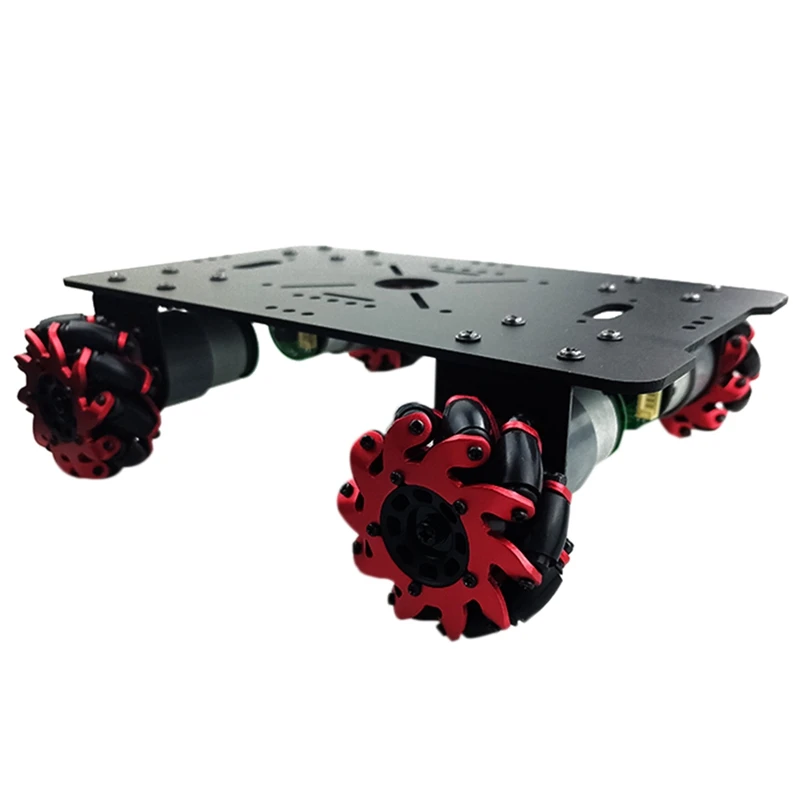 4Wd умный робот шасси автомобиля с 4 шт. 60 мм Mecanum колеса 12V двигатель с высоким крутящим моментом для Arduino