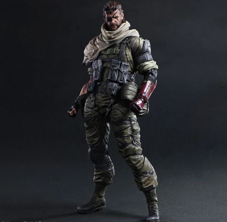 Gioca Arts Kai Solidus Snake Metal gear Solid Zeroes Pa 27 см ПВХ фигурка куклы Giocattoli Per Bambini Regalo Brinquedos