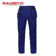 218 темно-синяя мужская рабочая одежда осенне-Весенняя защитная Рабочая одежда многофункциональные накладные карманы рабочие брюки Сделано в Китае