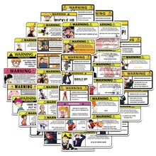 

10 / 30 / 50pcs Classic Cartoon Character Warning Sticker Graffiti Luggage Compartment Notebook Scooter Wholesale