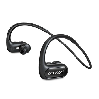 

POLVCDG C6 Black Sport Neckband Wireless Bluetooth Earphone Smart Noise Reduction HIFI Earbuds Built-In HD Microphone Waterproof