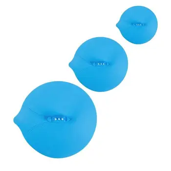 

Silicone Suction Lids Food Covers Bowl Covers Boil Over Safeguard Spill Stopper Cover for Microwaves, Pots, Pans, Mugs and Conta