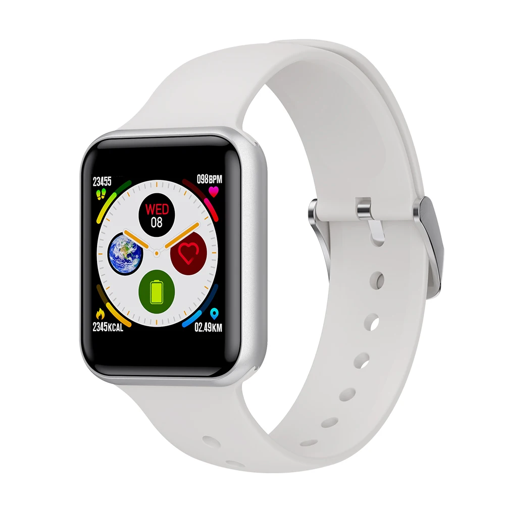 White Makibes SN72 Bluetooth умные часы 60 дней в режиме ожидания кровяное давление, умные часы для мужчин для apple huawei Черная пятница Рождественский подарок - Цвет: White