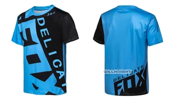 

Delicate Fox 360 Racing Dirt Bike Summer Short Sleeve Motocross Motorcycle MTB ATV Bike Offroad Mens T Shirts Motor T-shirt