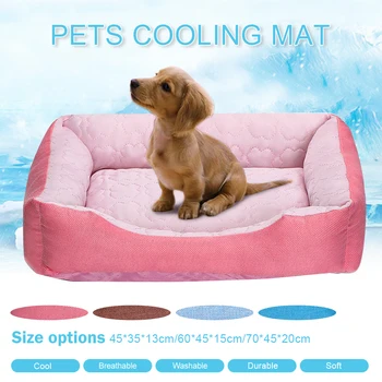 

Large Pet Cat Dog Bed 9 Colors Warm Cozy Dog House Soft Fleece Nest Dog Baskets Mat Autumn Winter Waterproof Kenne