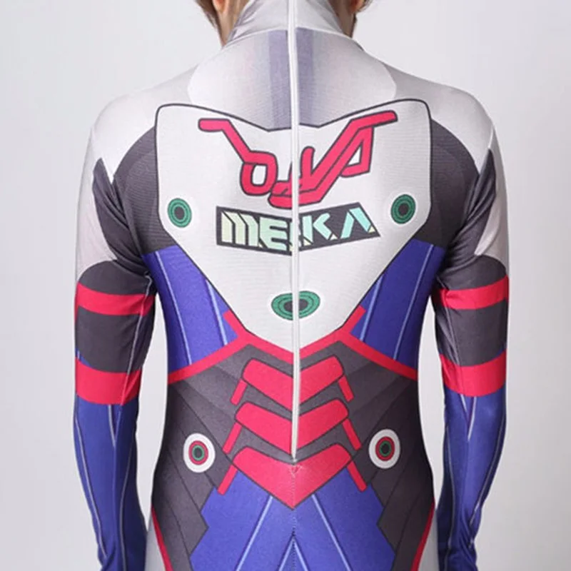 Игры Ow Dva карнавальный костюм дамы женская одежда спандекс облегающий на