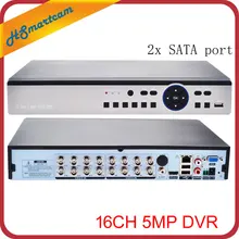 16CH AHD 5MP HD DVR 5MP CVI TVI CCTV видеонаблюдение видео рекордер HDMI USB 3g wifi XMEYE поддержка(AHD CVI TVI аналог)+(IP Cam