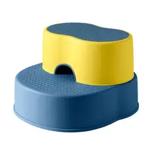 Tabouret de marche détachable à deux couches antidérapant pour tout petit, toilettes d'entraînement à la propreté, cuisine, salle de bains, lavage des mains