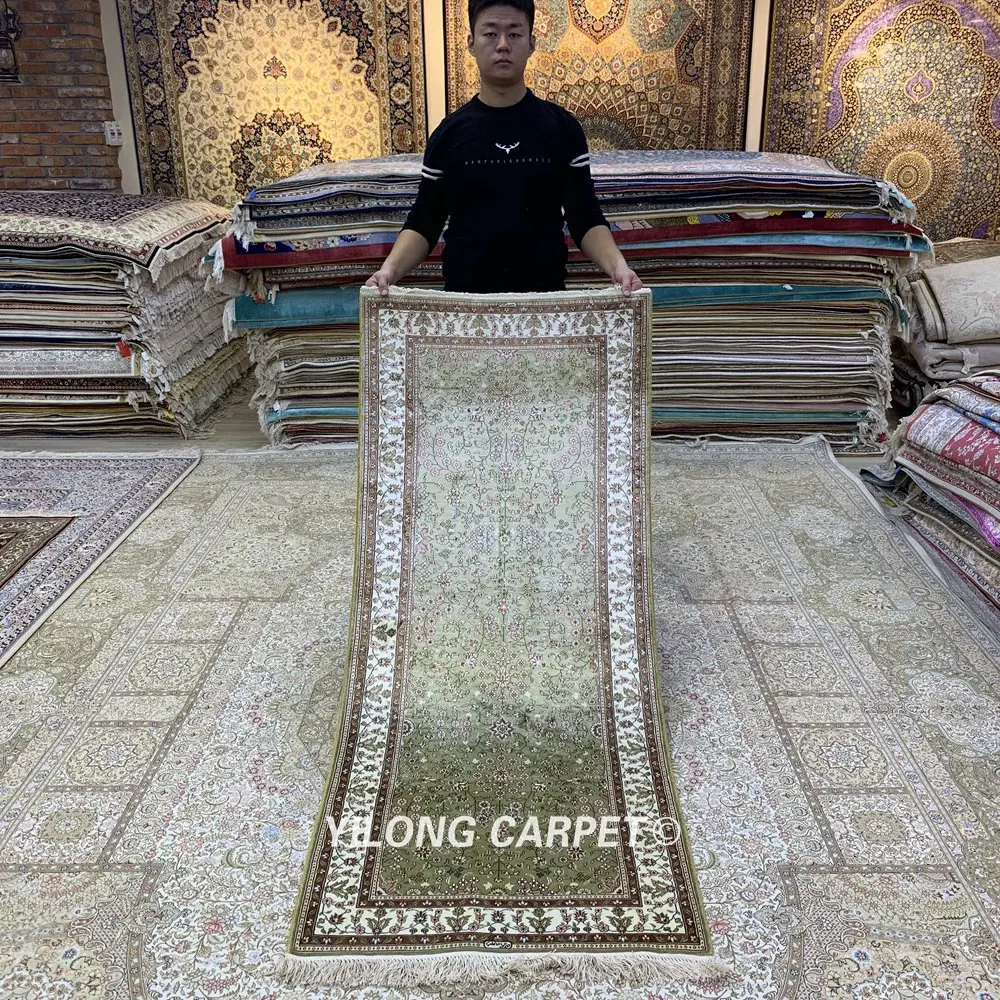 YILONG 2.5x6 'чисто ручной узлом персидский Восточный ковер бегун для коридора(HF340B