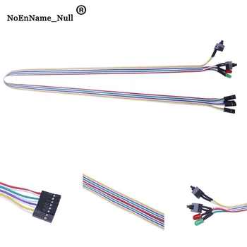 

Power Switch LED Cable 65cm Desktop Computer PC Case ATX Power On Reset Switch Cable With HDD LED Light dropshipping
