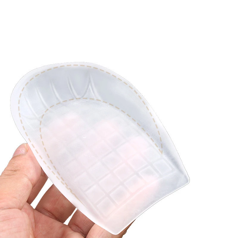 

1 Pair Clear Soft Heel Pads Silicone Gel Anti-wear Foot Shock Absorption Pressure Anti-slip Half Insoles High Heels Cushions