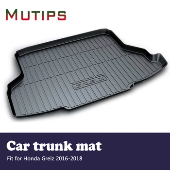 

Mutips Car Cargo rear trunk mat For Honda Greiz 2016 2017 2018 Styling Boot Tray Waterproof carpet Anti-slip mat Accessories pad