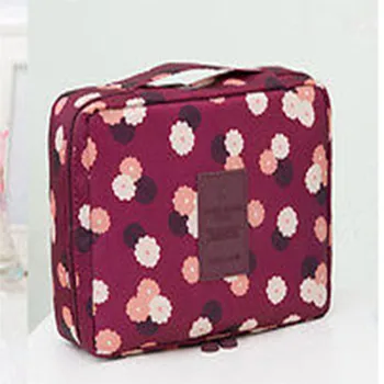 

Multifunction Travel Cosmetic Bag Colorful Print Women Makeup Bags Toiletries Organizer Waterproof Female Storage Make up Cases