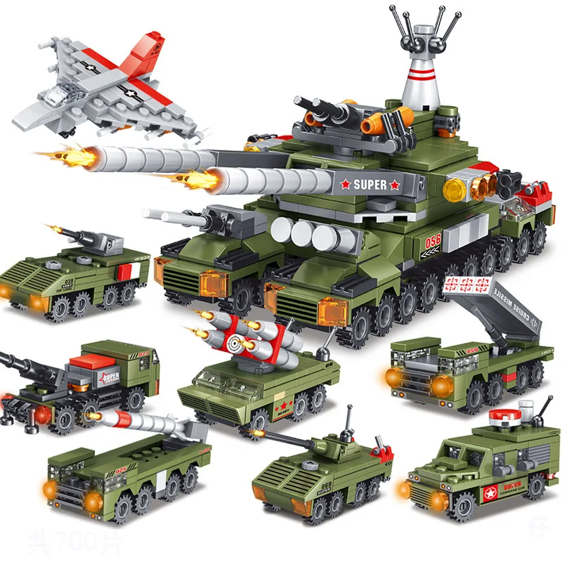 

Boy Educational Assembled Building Blocks Toy Children Plot Becomes Assembled Plastic Building Blocks FireWire Action Eight in O