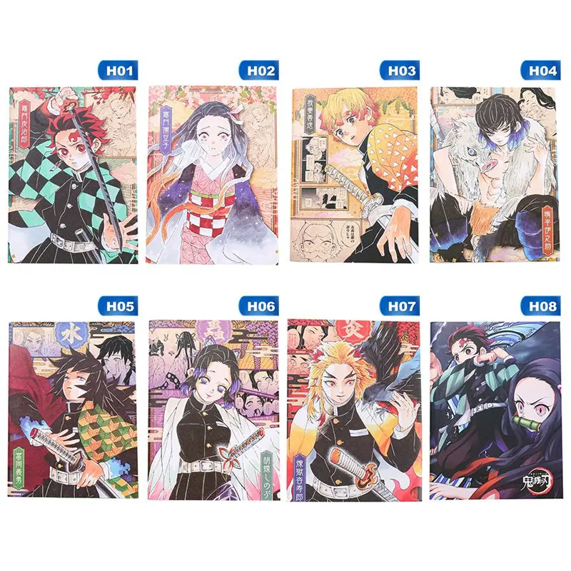 

For Anime Demon Slayer Kimetsu no Yaiba Notebook Kamado Paper Agenda Schedule Planner for Office School Student Stationery Gift