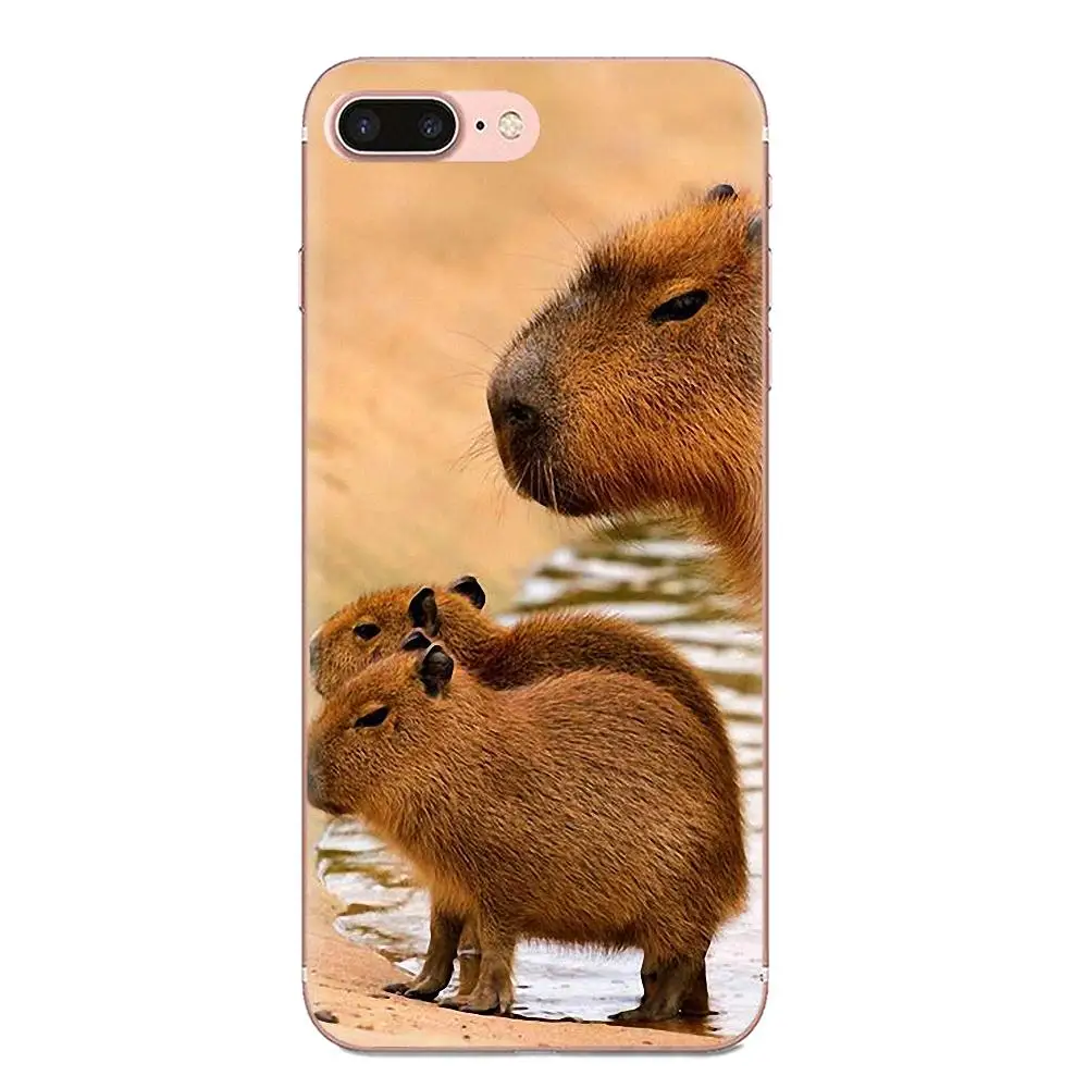Мягкий силиконовый чехол для samsung Galaxy Note 5 8 9 S3 S4 S5 S6 S7 S8 S9 S10 5G mini Edge Plus Lite Capybara Animal - Цвет: as picture
