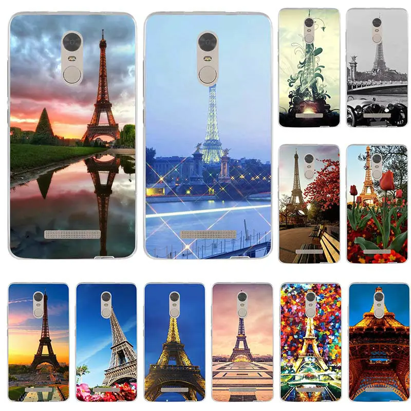 Бесплатная доставка Эйфелева башня боке Франция Paris для Xiaomi Redmi Mi Note 2 3 3S 4X 4A 5 6 5S 5A 8