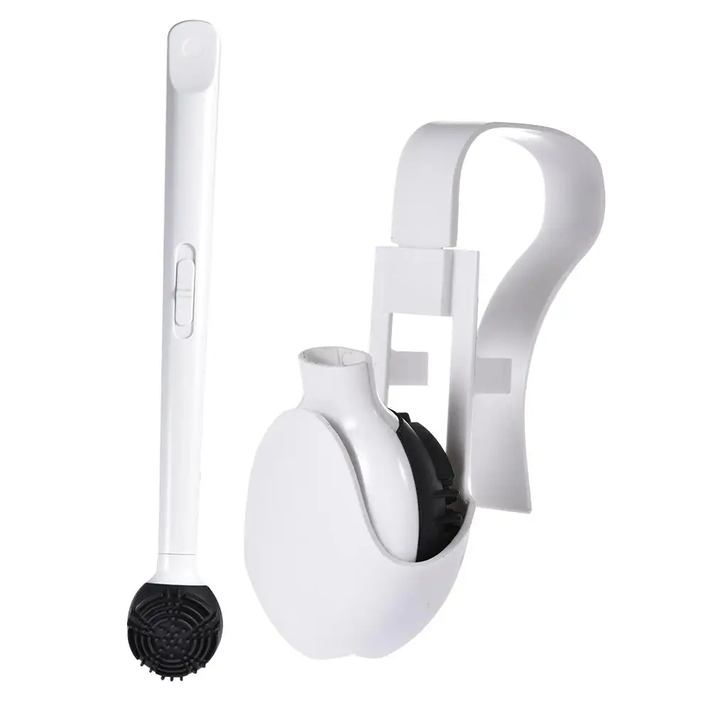 

Flush Brush with Hanging Hole Detachable Silicone Durable Flush Brush for Toilet Cleaning Bathroom