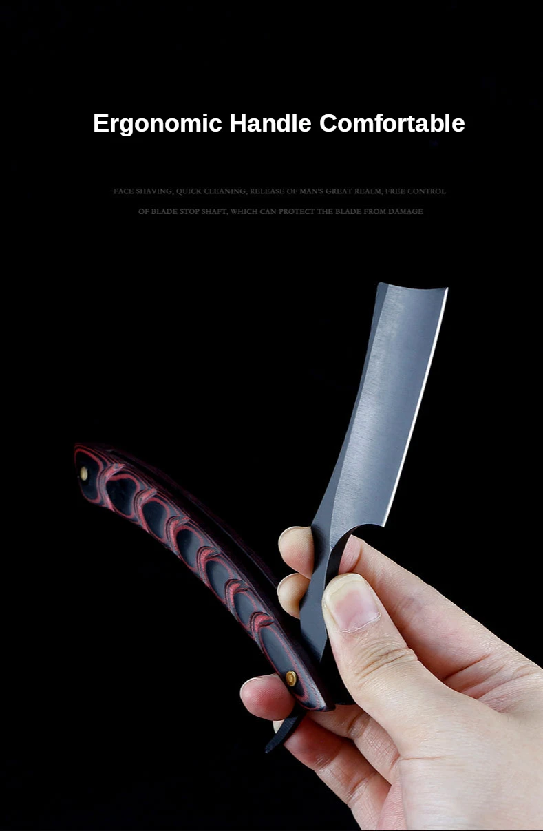 Retro Manual Shaving Razor Straight Thin Edge Sharp Folding Knife Barber Shaver Gift For Man G1231