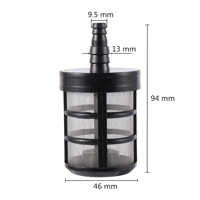 8 Mm/13 Mm Hálószűrő 9,5 -Es Barb Csatlakozás Interfész Víztisztító Haltartály -Akváriummosó Mosógép Szűrőkészletek - Image 2