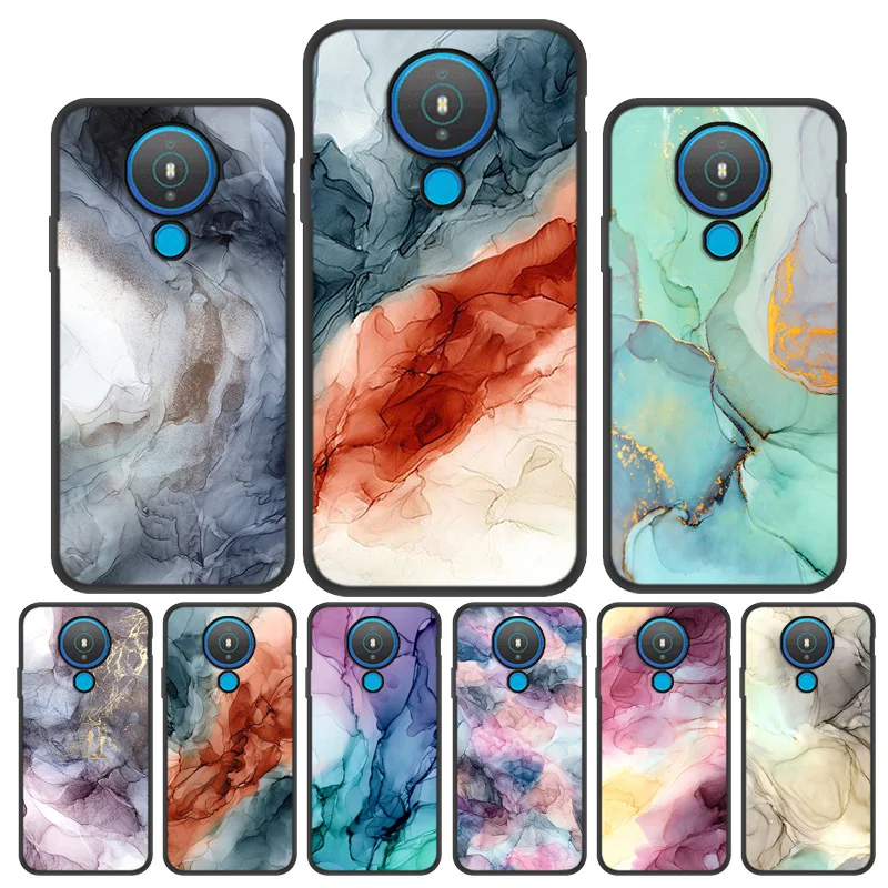 Soft Marble Phone Case For Nokia 1.4 8.3 5G Cases For Nokia 7.3 7.1 Plus 5.4 2.4 3.4 3.2 9 1.3 5.1 2.1 Silicone Protective Cover
