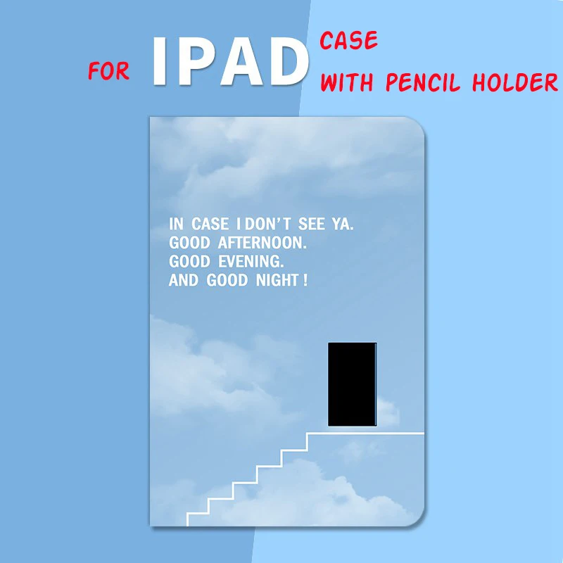 Чехол с откидной крышкой для iPad 7th Air Air2 Pro 9 7 10 5 11 2 12 2019 Mini4 mini5 | Компьютеры и офис