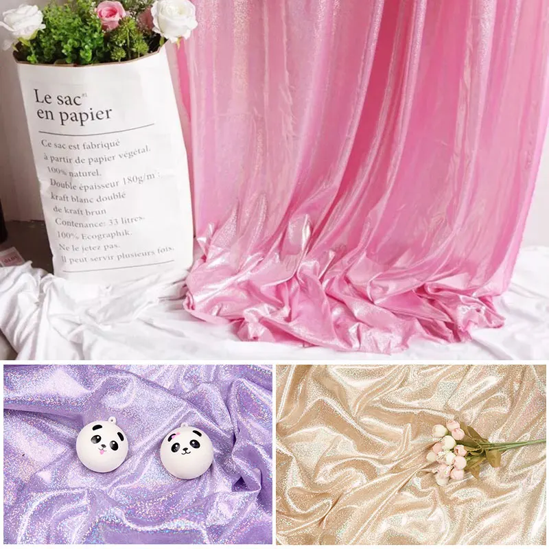 Shooting Props 100*150cm Photographer Photographic Ornaments Camera Tablecloths Polyester Shiny Photo Studio Curtains