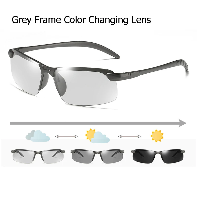 Color Changing Lens Cycling Glasses Photochromic Polarized Sports MTB Bike Sunglasses Riding Fishing Bicycle Eyewear BC0243