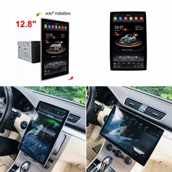 

for all car universal DVD Multimedia Player GPS RDS Radio Bluetooth Din DSP IPS 12.8 inch IPS Rotate SCreen Android 9.0 spin