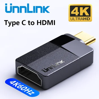

Unnlink USB C to HDMI Adapter Type C to HDMI2.0 4K@30/60Hz Thunderbolt 3 for MacBook Laptop S20/S10/S9 Dex Mate 20 P20 P30 P40