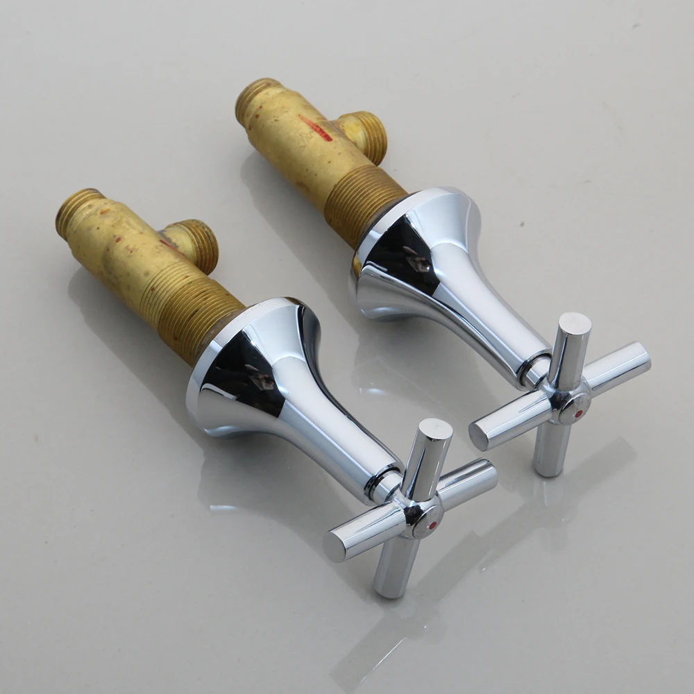 Смесители KEMAIDI для умывальника в ванную комнату кран раковины с 3 отверстиями 2