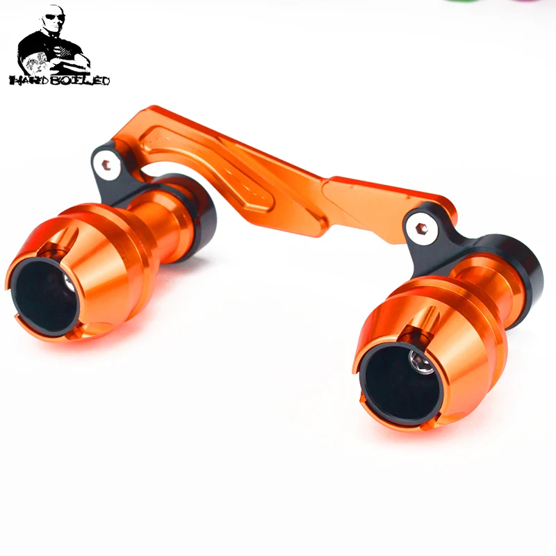 Modified moto nmax xmax nvx rear crash slider guard axle muffler pipe frame sliders falling protection For xmax300 pcx150 forza (9)