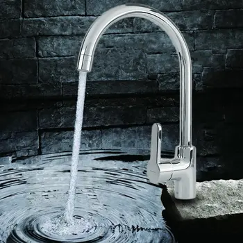 

JOMOO Hot And Cold Water Tap Single Handle Tap Silicon Brass Kitchen Faucet 360 Degree Rotation Water Tap With Horses