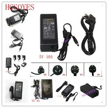 Светодиодный адаптер питания DC5V 1A 2A 3A 4A 6A 8A 10A US/EU/UK/AU PLUG 10 Вт/20 Вт/30 Вт/40 Вт/50 Вт для ws2812b светодиодный драйвер