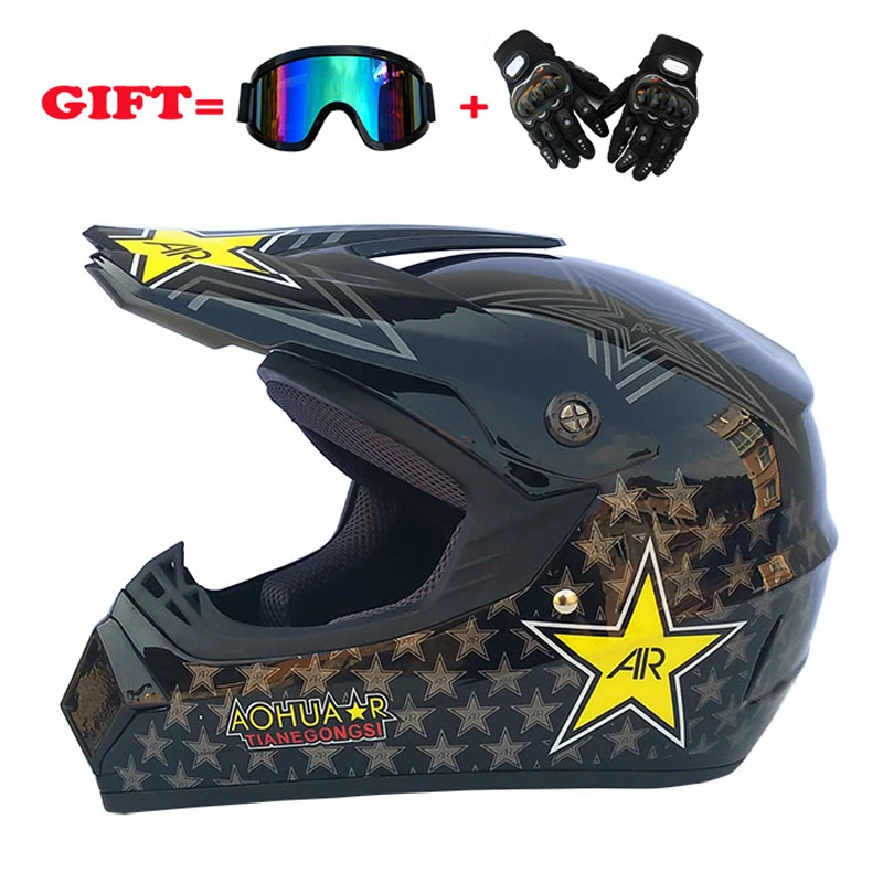 NEW professional Motocross racing Casque hors route Casque Moto capacete Moto Cartoon off-road helmet for children Motorcycle