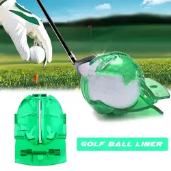 Аксессуары для гольфа Scribe принадлежности прозрачный мяч для гольфа зеленая линия, Застежка Клип маркер для рисования линий ручка шаблон