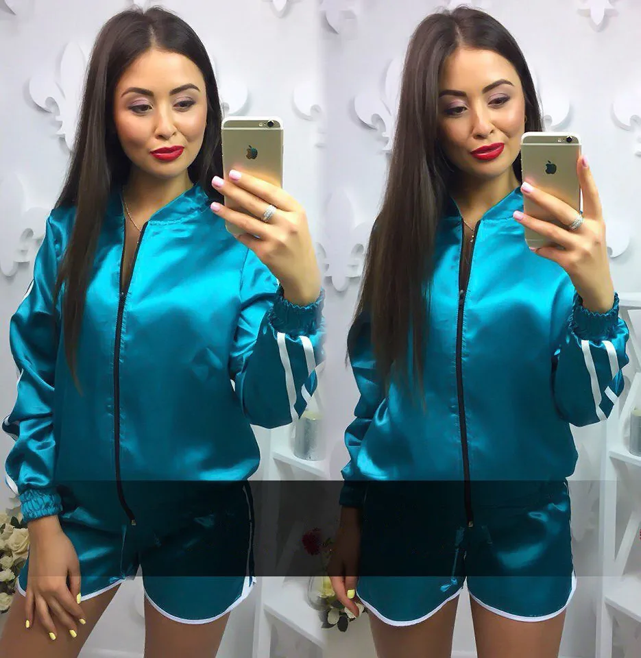 

2017 AliExpress Hot Selling Europe And America Women's Summer Casual Sports Short Suit