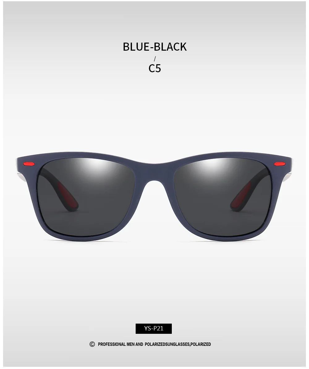 Винтажные Классические поляризованные солнцезащитные очки для мужчин и женщин, фирменный дизайн, солнцезащитные очки с квадратной оправой для вождения, мужские очки, UV400 Gafas De Sol