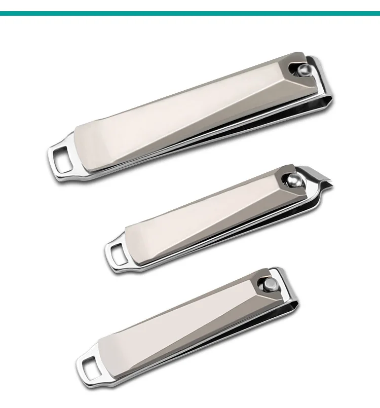 Máquina de Cortar Unhas de Aço Conjunto de Corte de Unhas Aparador de Unhas com Liga de Zinco Inoxidável Real Estilos Profissional Níquel Chapeamento 3 14 High Quality Beleza e saúde