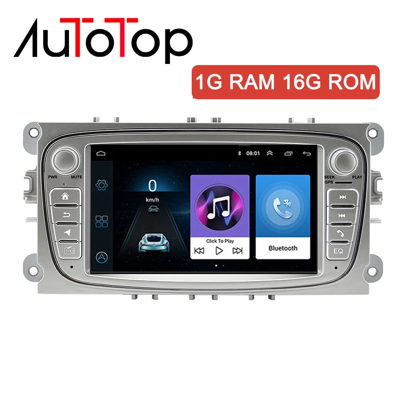 

AUTOTOP 2din Android 9.0 Car DVD Player for Focus,S-MAX,C-Max,Mendeo,Kuga Wifi Mirrorlink BT Radio,Touch Screen No DVD Slot