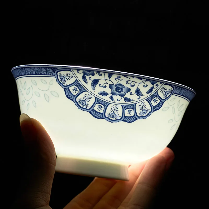 56 Heads jingdezhen ceramics Tableware Rice Bowl Dish Salad Bowl Dinnerware Sets Chinese tableware chinese dishes Tableware